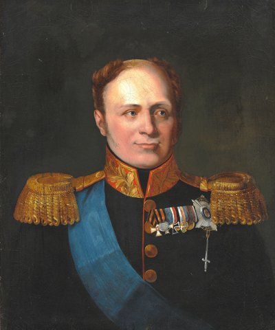 Portrait of Tsar Alexander I of Russia by Manner of George Dawe